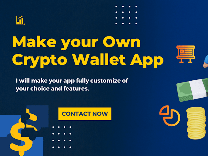 Cover image for I will build crypto wallet app, blockchain developer