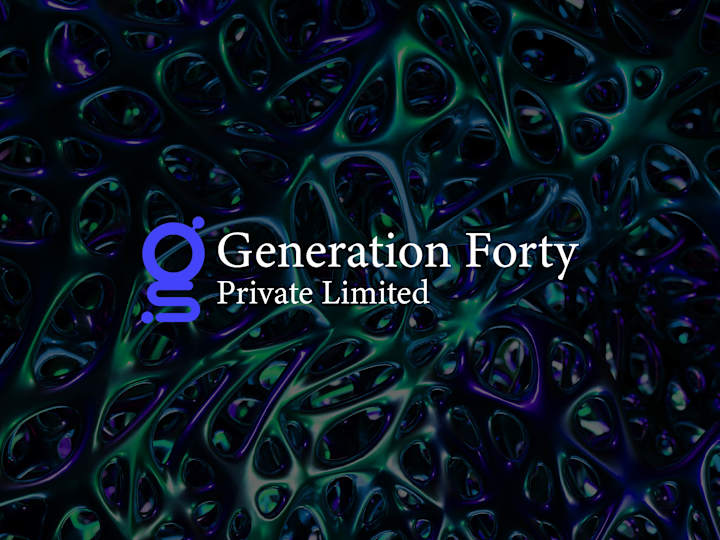 Cover image for Generation Forty Brand Identity Design