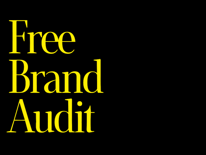 Cover image for Free Brand Audit - 15 minutes of impactful, tailored support