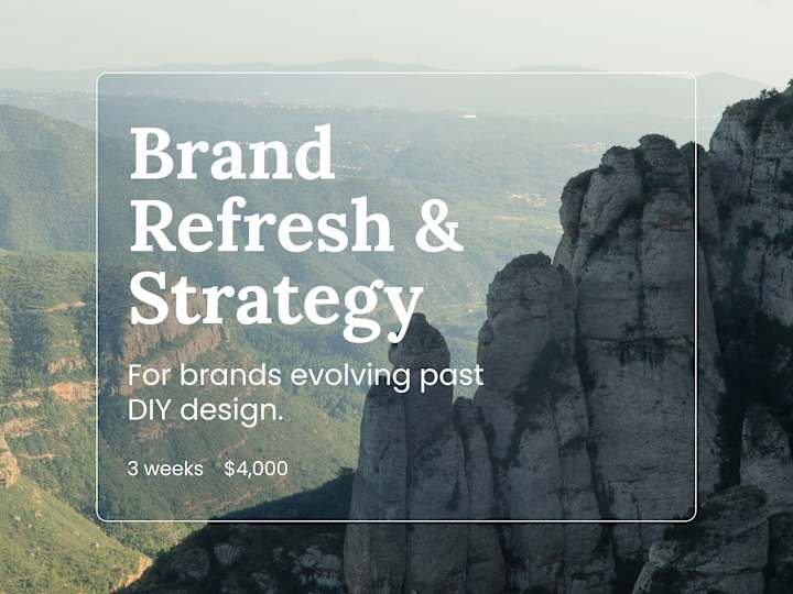 Cover image for Brand Refresh & Strategy
