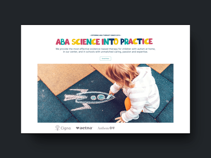 Cover image for Website Redesign for an ABA Therapy Group