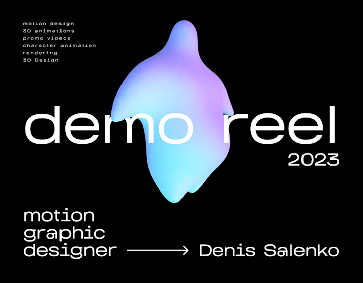 Cover image for Demo Reel 2023: Animalistica :: Behance