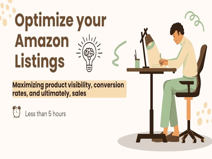 Cover image for Amazon Listing Optimization within 5 hours