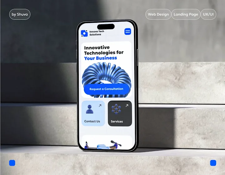 Cover image for InnovaTech Solutions | Landing Page