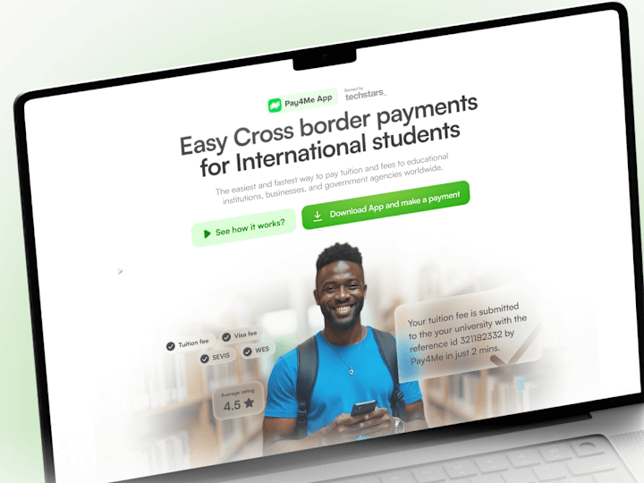 Cover image for Pay4me Landing page redesign