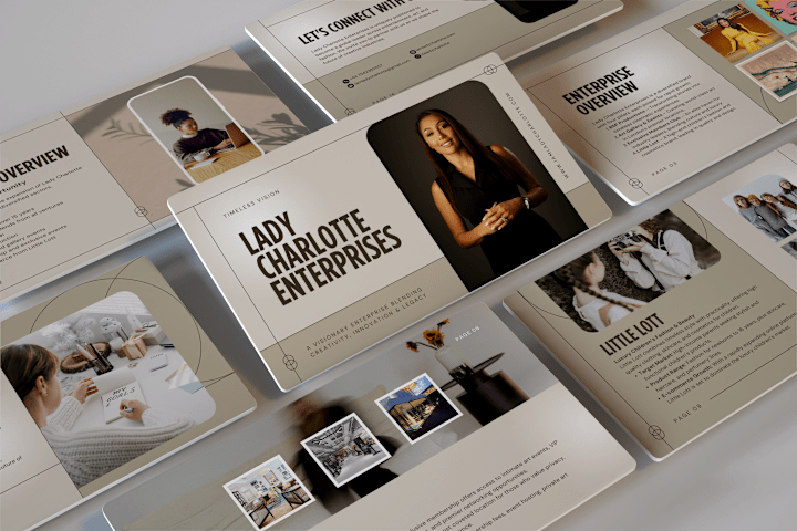 Cover image for Lady Charlotte Enterprises Pitch Deck