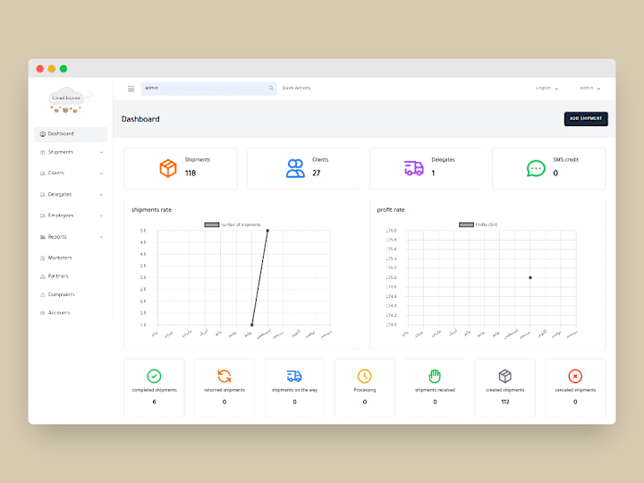 Cover image for Cloud Express | Parcel Shipping System with Laravel & Vue.js 