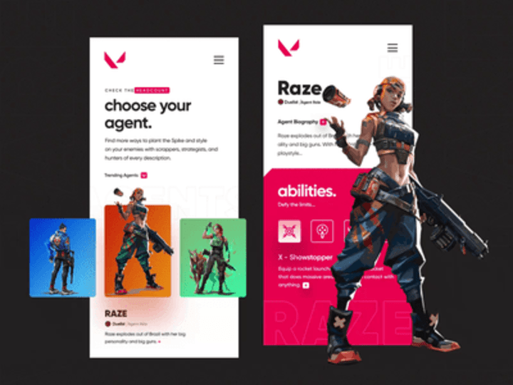 Cover image for Valorant Game - App Design