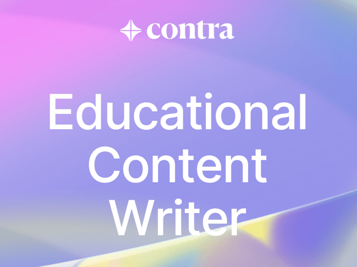 Cover image for Educational Content Writer/Editor