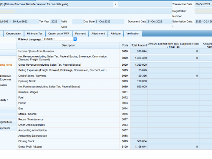 Cover image for Income Tax Return