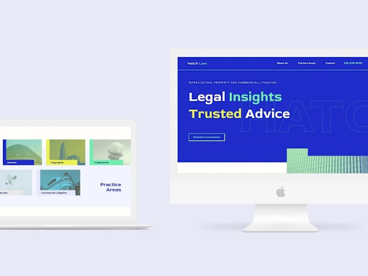 Cover image for Web Design: Hatch Law