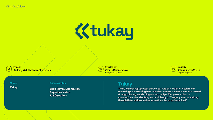 Cover image for Tukay Motion Graphics Ad