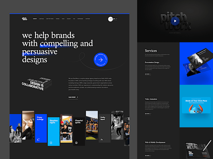 Cover image for Website Redesign for Pitchworx Agency, India
