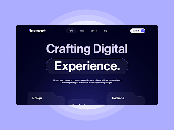 Cover image for Design & Development Company Website Uplift