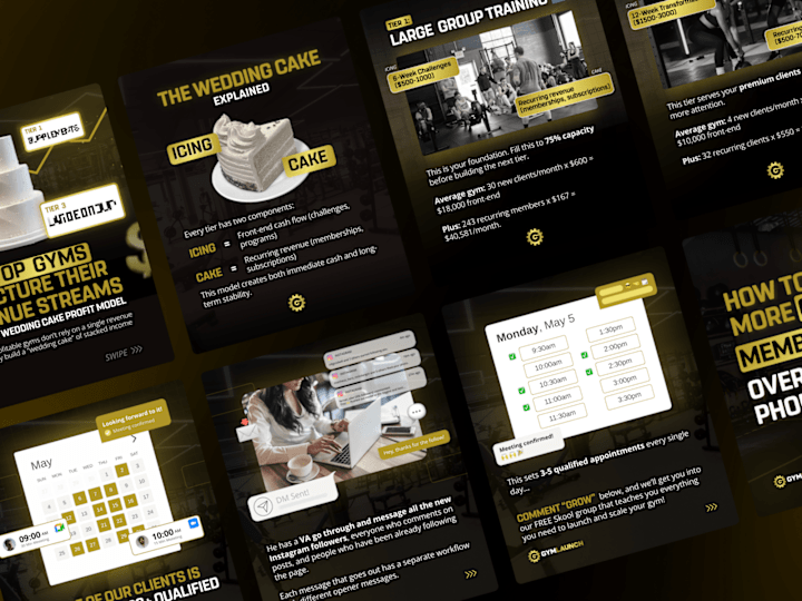 Cover image for Instagram Carousel for Fitness Brand