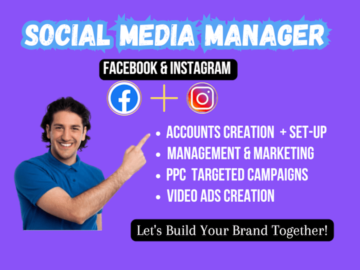 Cover image for Facebook Business Page & Instagram Setup, Management + Marketing