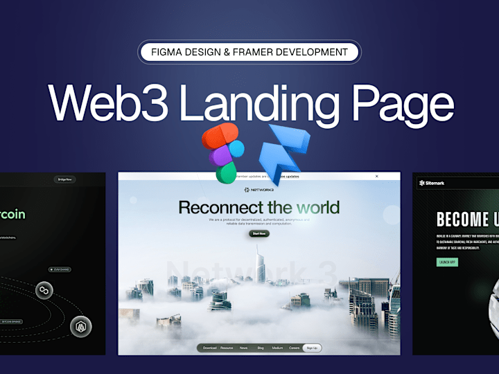 Cover image for Web3 Landing Page (Figma & Framer Development)