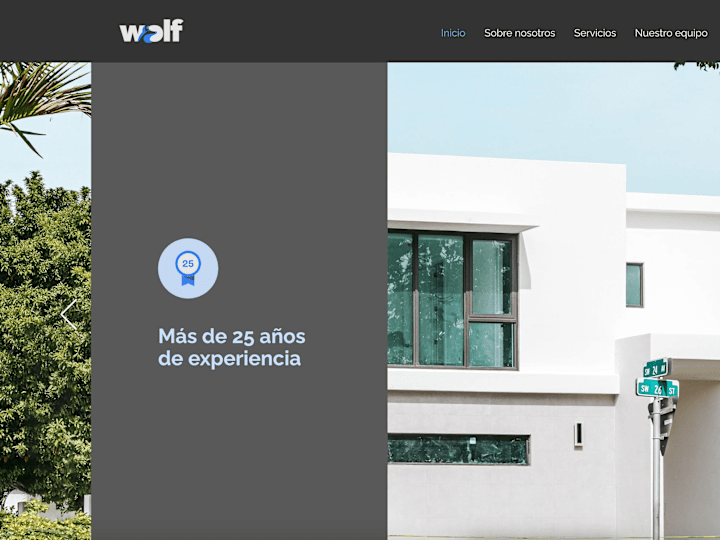 Cover image for Web Design for Wolf Property Management