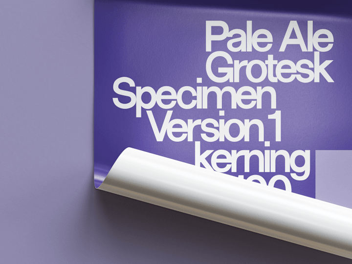 Cover image for Pale Ale font