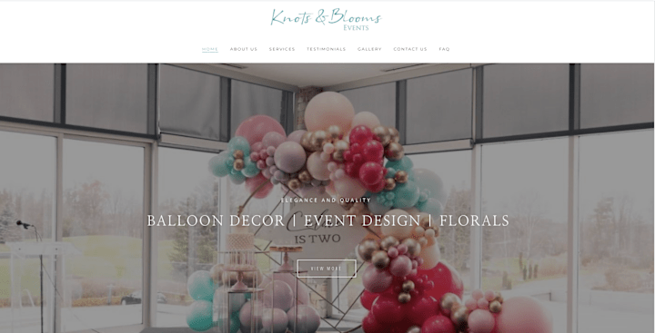 Cover image for Knots and Blooms Events Site