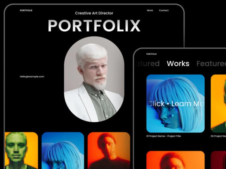 Cover image for Portfolix | Webflow Portfolio