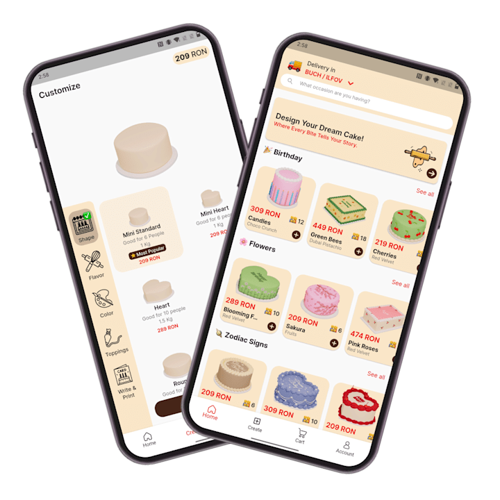 Cover image for Delizia - Flutterflow Cake Ordering App 