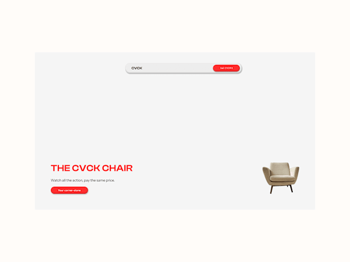 Cover image for The CVCK Chair