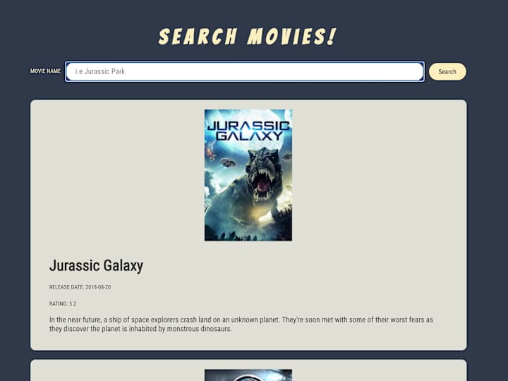 Cover image for Movie Search