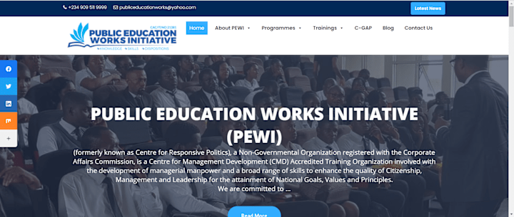 Cover image for publiceducationworks.org