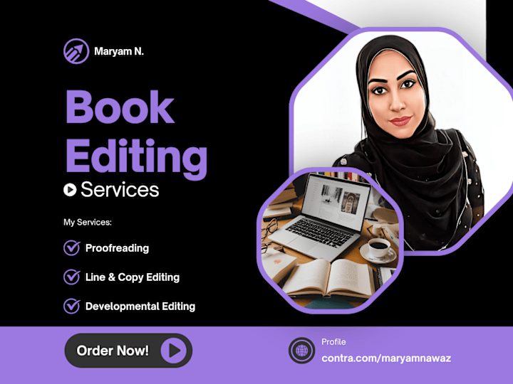 Cover image for Book Editing & Proofreading