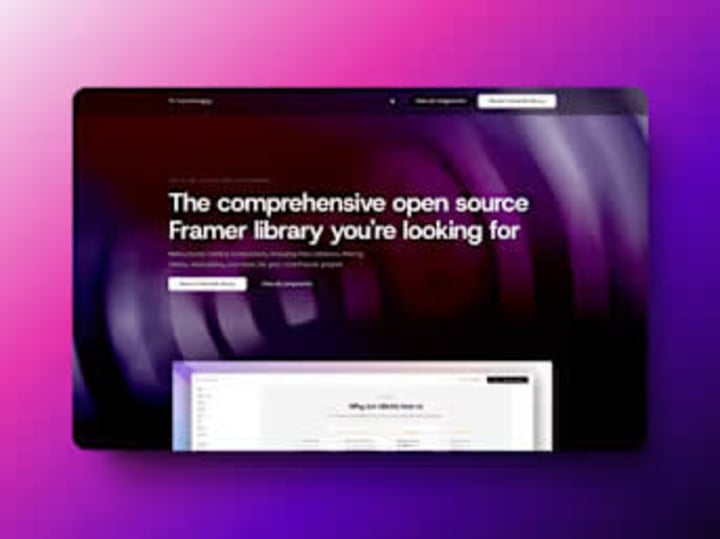 Cover image for Website Design with Framer