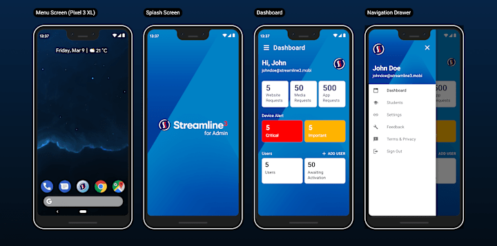 Cover image for Streamline3 Android App Redesign