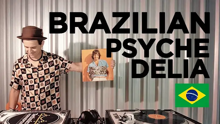 Cover image for BRAZILIAN PSYCHEDELIA - 60's 70's Music From Brazil - A 100% VI…