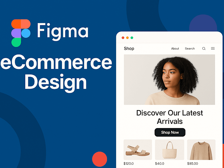 Cover image for I Will Do Figma E-commerces Website Design Within 24 hours