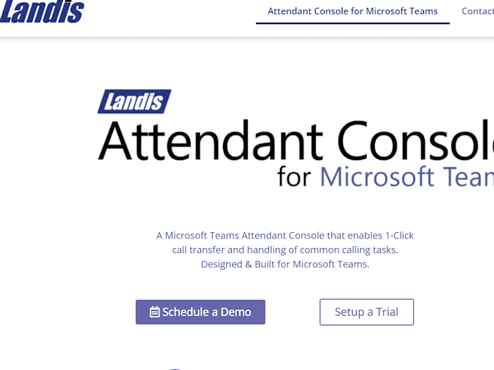 Cover image for Landis Contact Center 