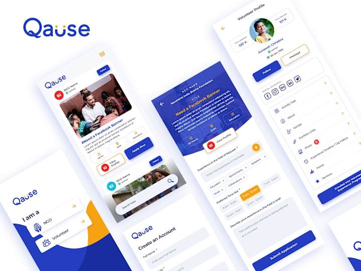 Cover image for Qause - App UI Design