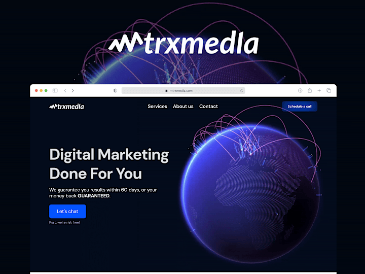 Cover image for Mtrx Media - Brand / Web Design