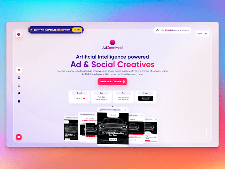 Cover image for Adcreative.ai | Webflow development