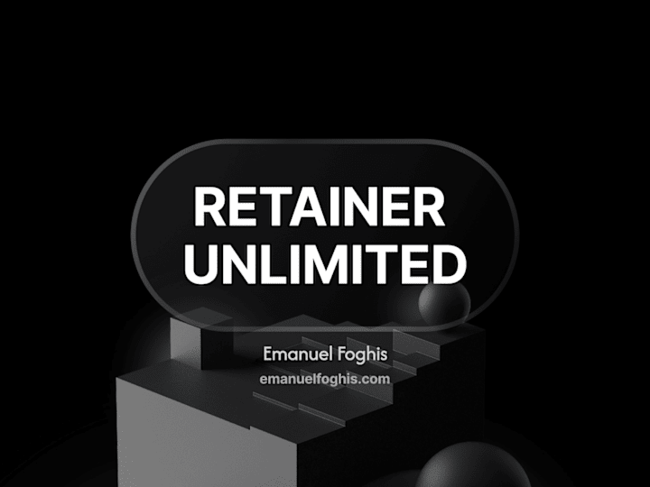 Cover image for Retainer - Unlimited Design Services