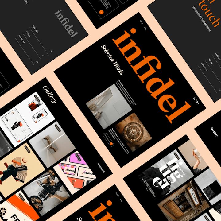 Cover image for Infidel - a portfolio website design