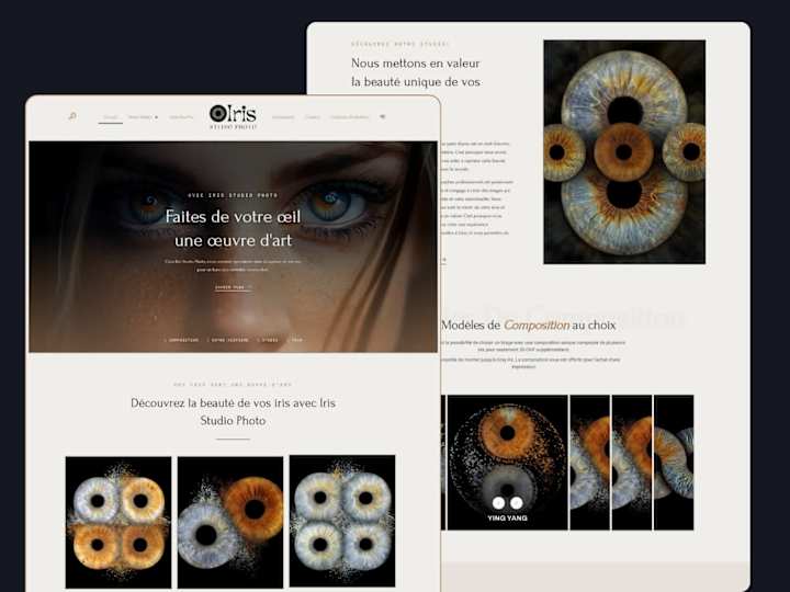 Cover image for Iris Studio Photo | Web Design