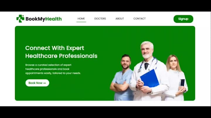 Cover image for BookMyHealth