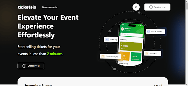 Cover image for Ticketsio - An Event Ticketing Platform