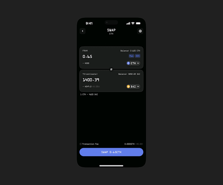 Cover image for Token Swap UI