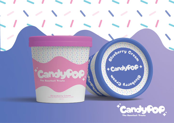 Cover image for CandyPop Ice-cream Branding