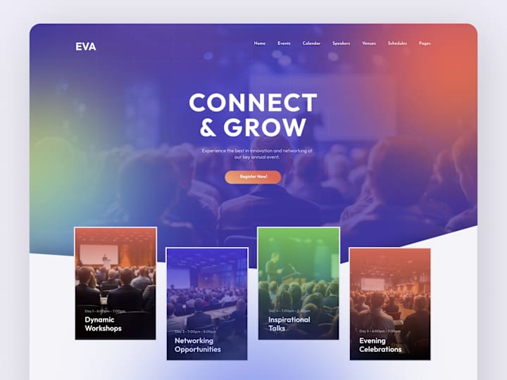 Cover image for Eva - Event Responsive Website with CMS