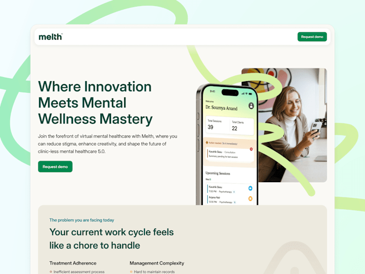 Cover image for Melth / Framer Website Design & Development