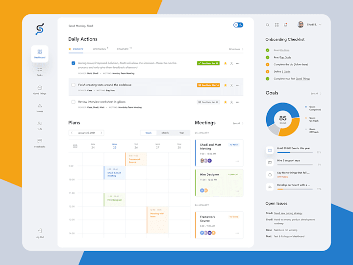 Cover image for Mochary Method Dashboard - CEO coaching tools.