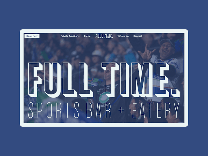 Cover image for Full Time Sports Bar & Eatery