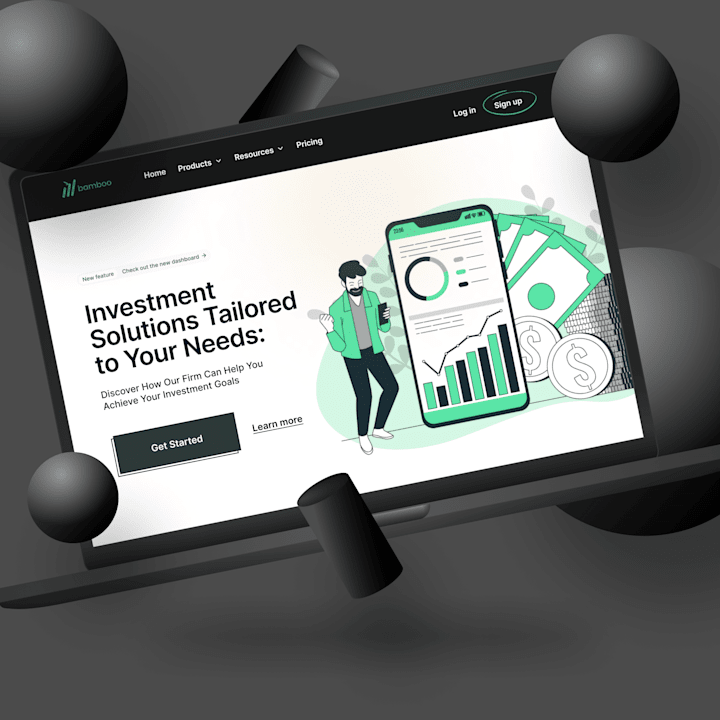 Cover image for Bamboo Investment Web UI/UX Design